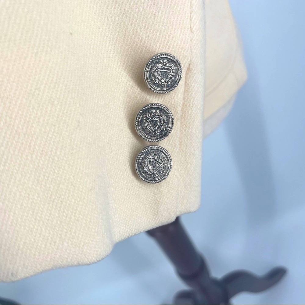 Pendleton - Vintage Crested Preppy Blazer - Petite Size 8 - Picture 6 of 13